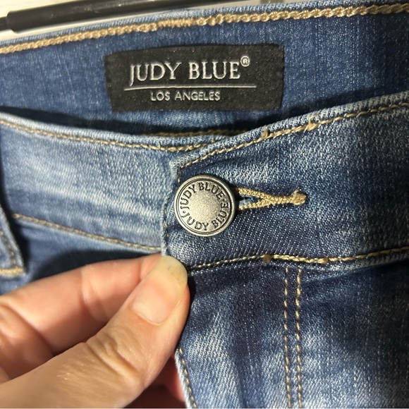 Judy Blue Boyfriend Fit Stretch Denim Distressed JB8275MD Size 11/30 Distressed - Picture 7 of 16